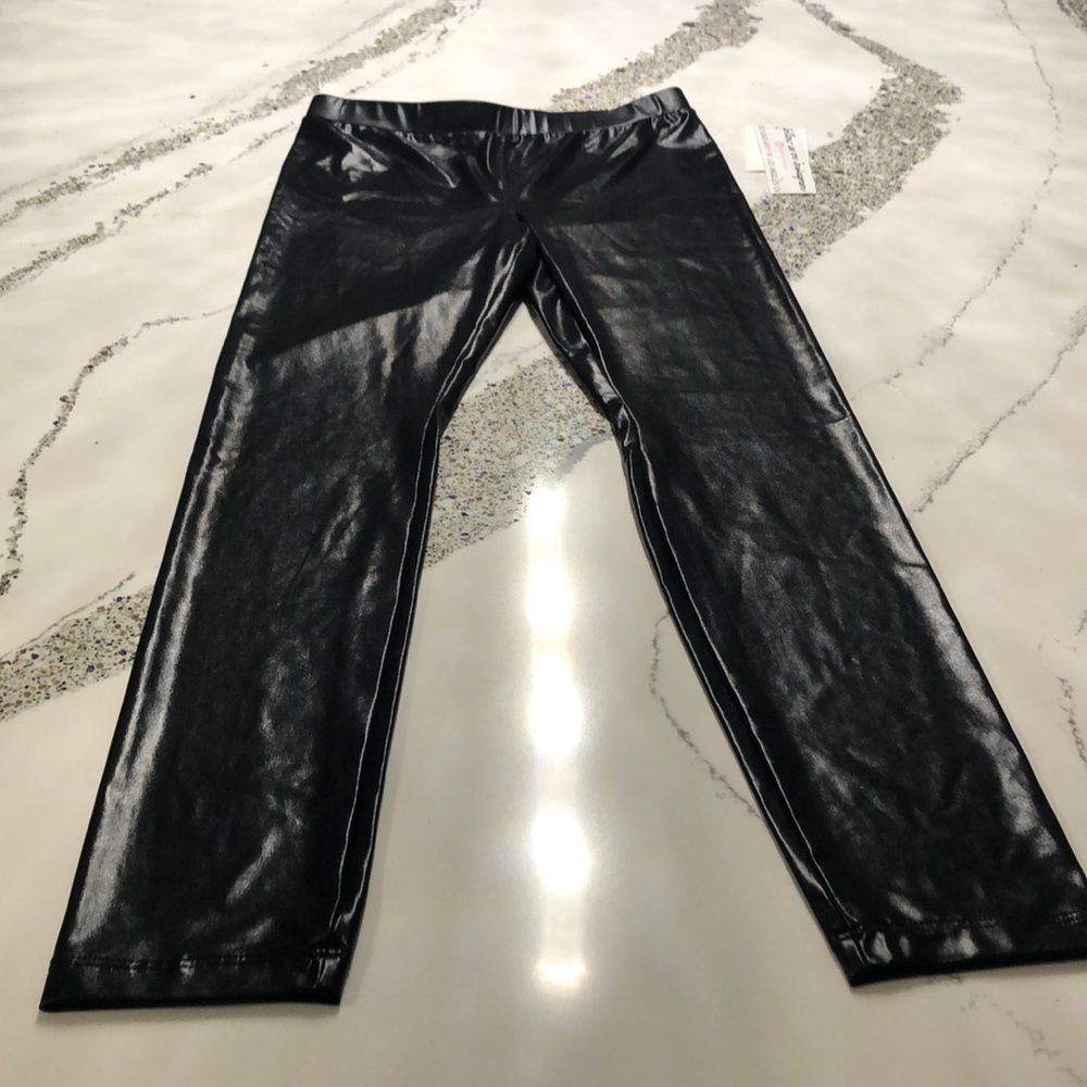 Black polyester leggings for girls size M  Ten Sixty Sherman Girls